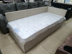 Кровать «КР 3» Бежевая 90 см