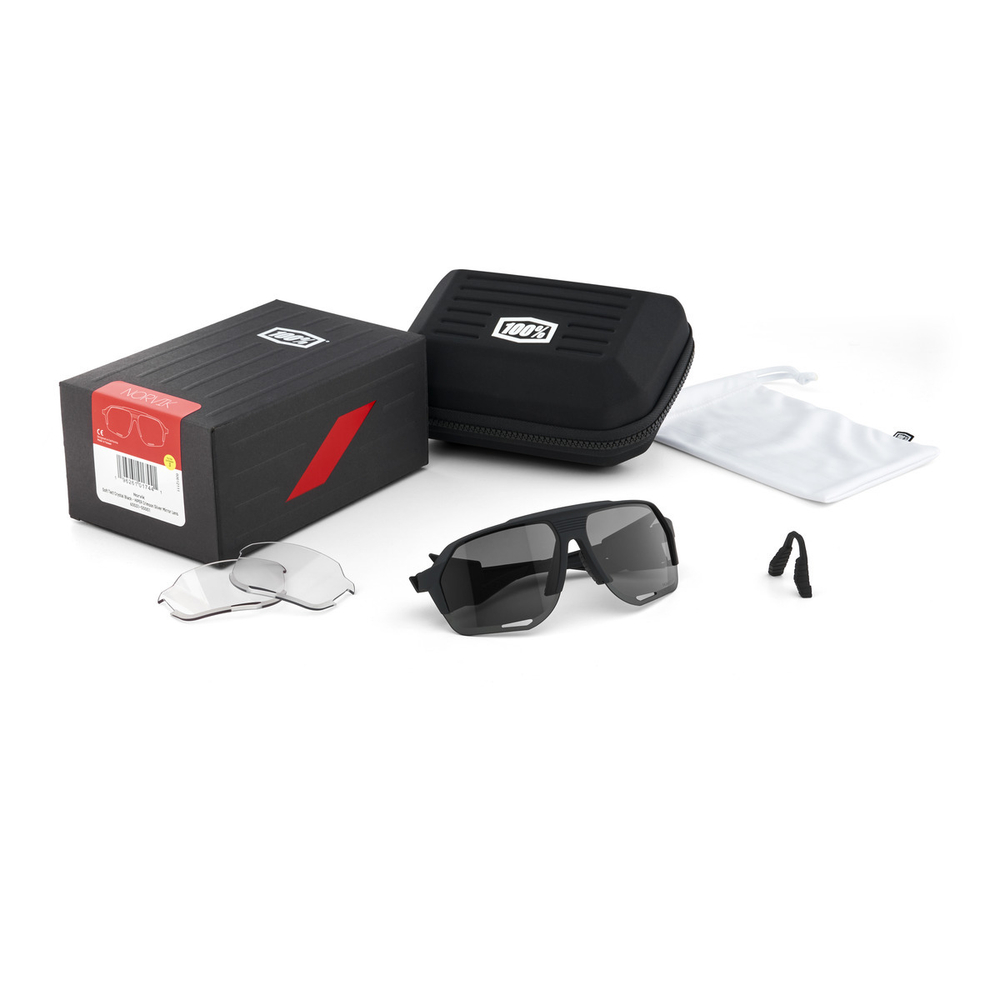 Спортивные очки 100% Norvik / Matte Black / Grey PEAKPOLAR Lens OS