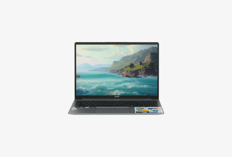 Ноутбук 16" TECNO AMD Ryzen 5 7430U 2.3 ГГц 8 ГБ DDR4 AMD Radeon Graphics Tecno Megabook K16S
