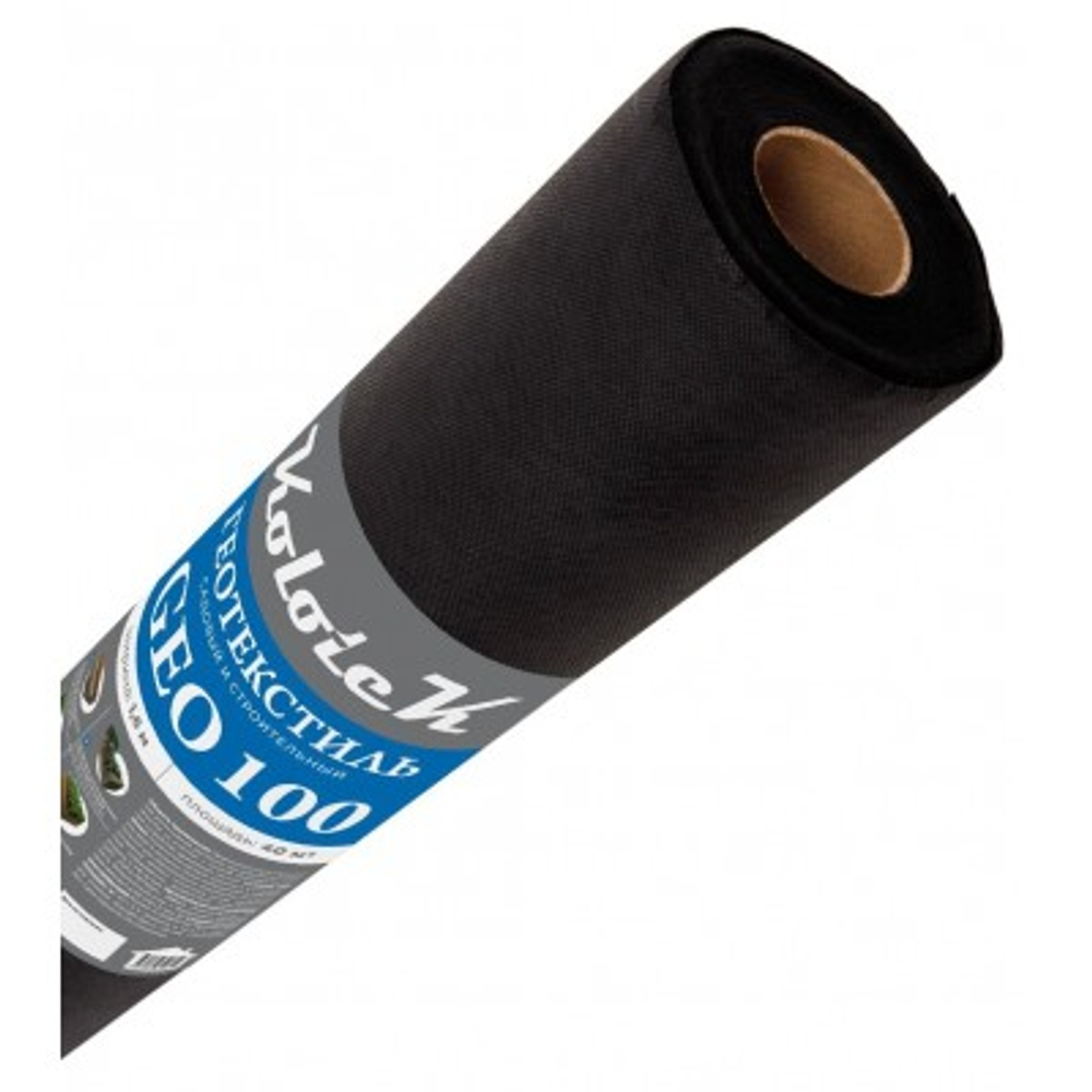 Геотекстиль садовый и строительный Гео 100 1,6х25 м (40м2)