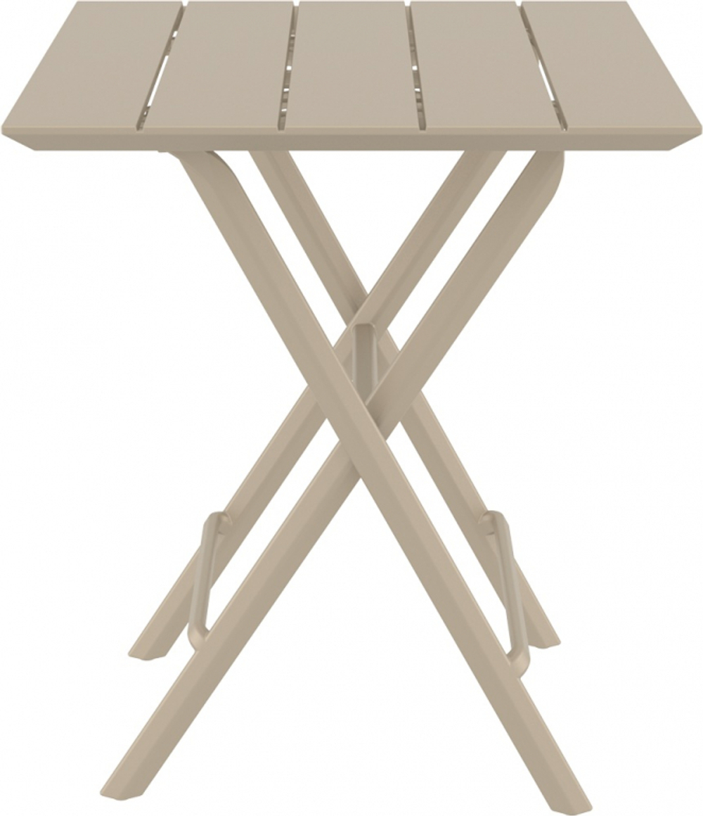Стол пластиковый складной Siesta Contract Helen Folding Table 60, бежевый