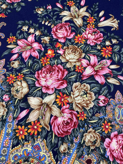 Павловопосадский платок Донские зори 1801-8