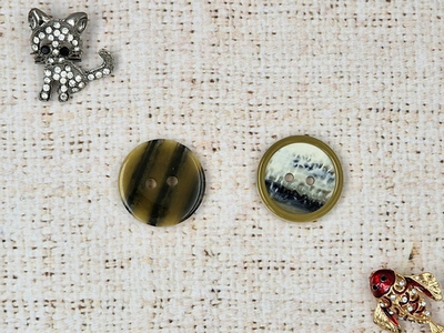 Пуговица костюмная, d 2,8 см, бежевый