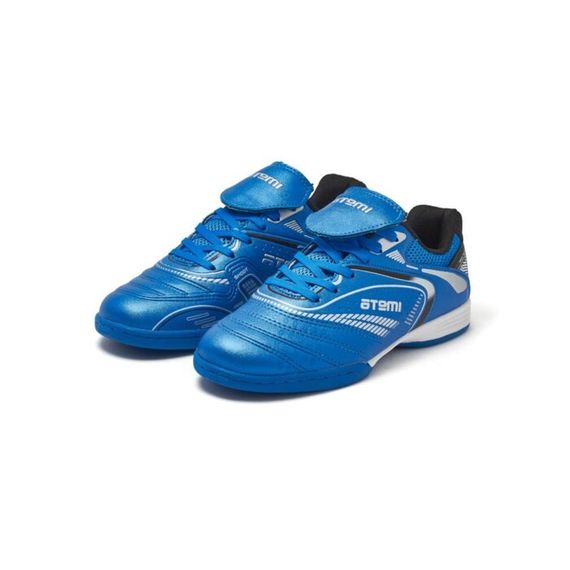 Бутсы футбольные Atemi SD300 INDOOR, синтетическая кожа, цвет голубой, размер 44