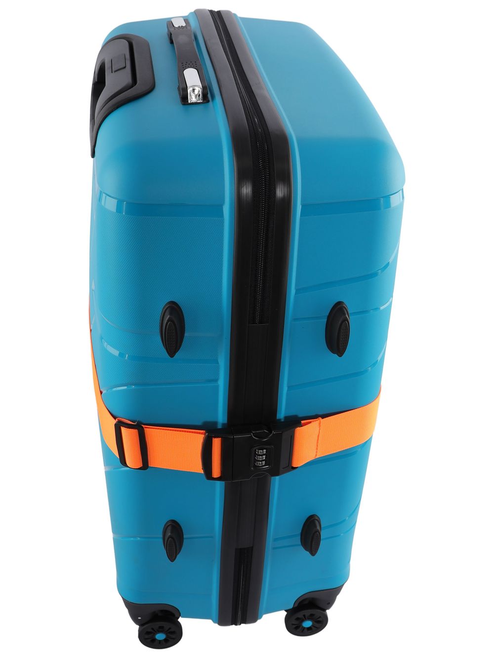 Чемодан 463 / С ремнем / Полипропилен