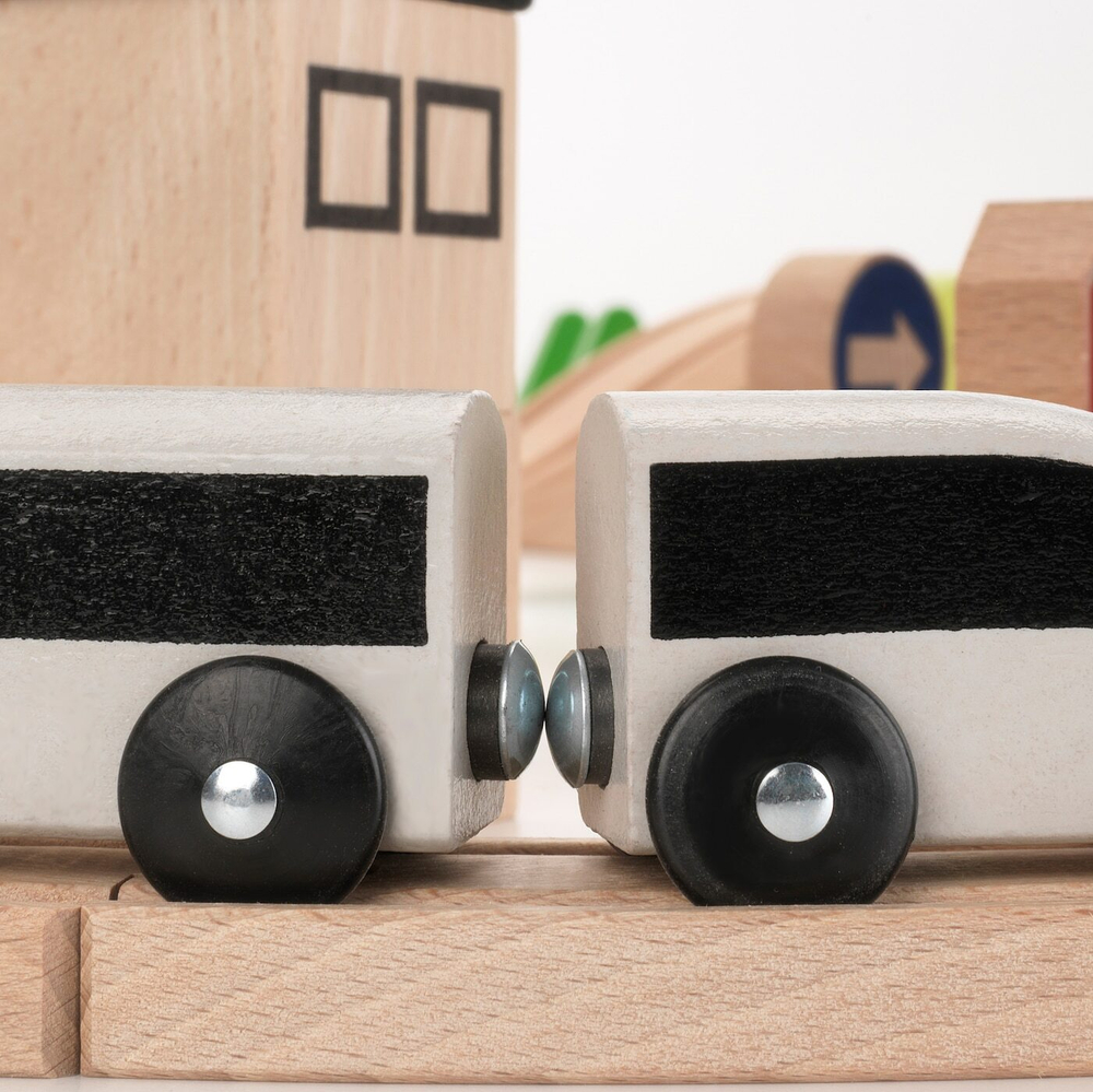 Железная дорога IKEA LILLABO (ЛИЛЛАБО), Дерево, 45 деталей