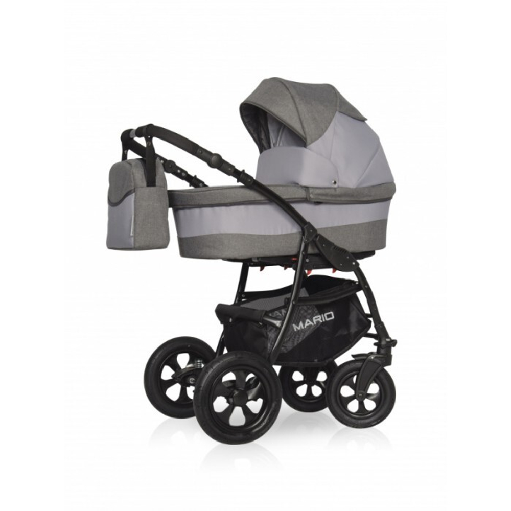 Коляска  MARIO (2 в 1) (RIKO BASIC) 10 серый