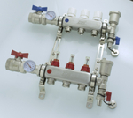 КОЛЛ. группа  ЗОЛЛ  с РАСХОД. с кр. (НЕРЖ)  1" х 3 ход (5/1шт) Т