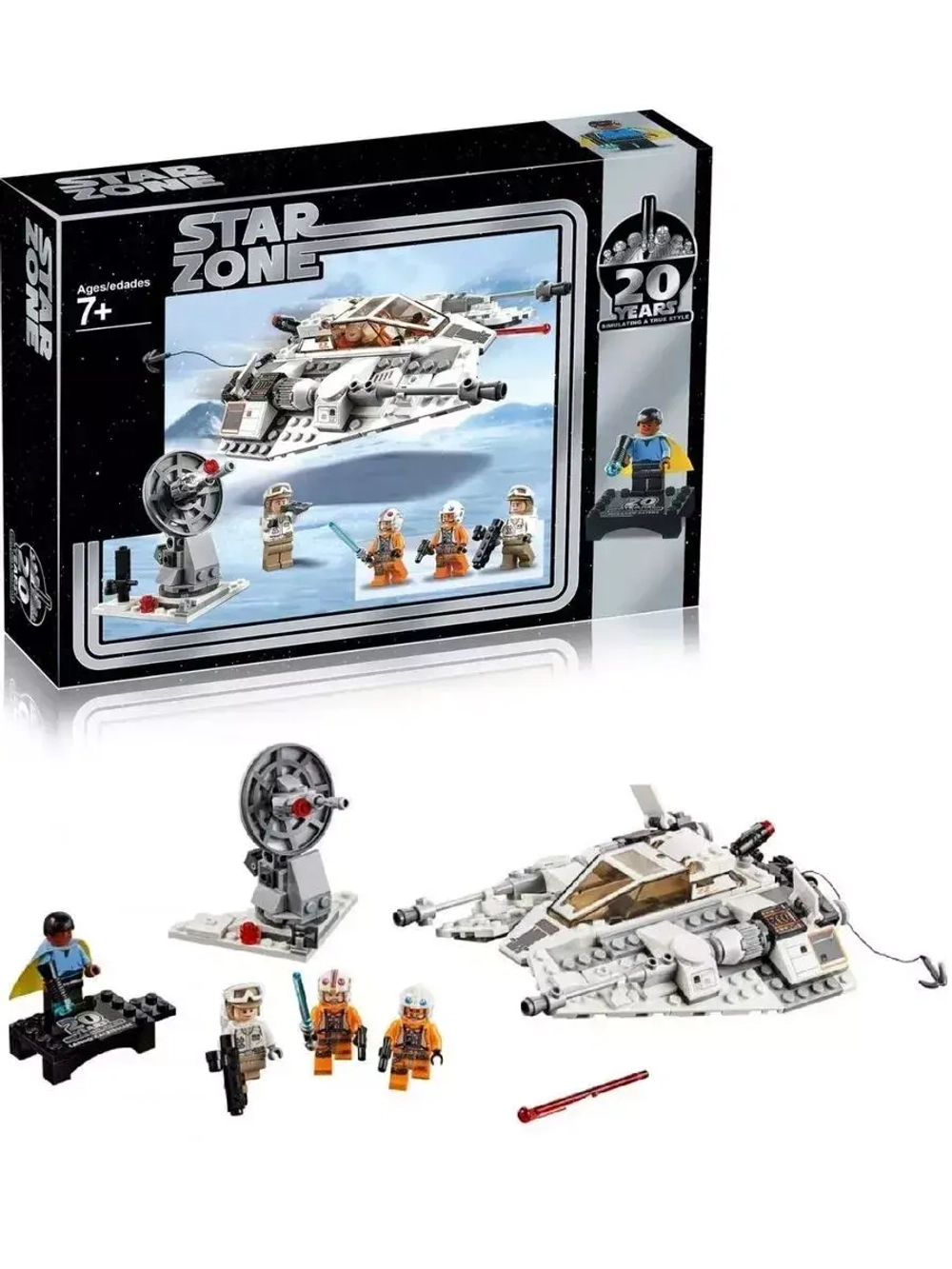 Конструктор Star War Снежный спидер 309 деталей