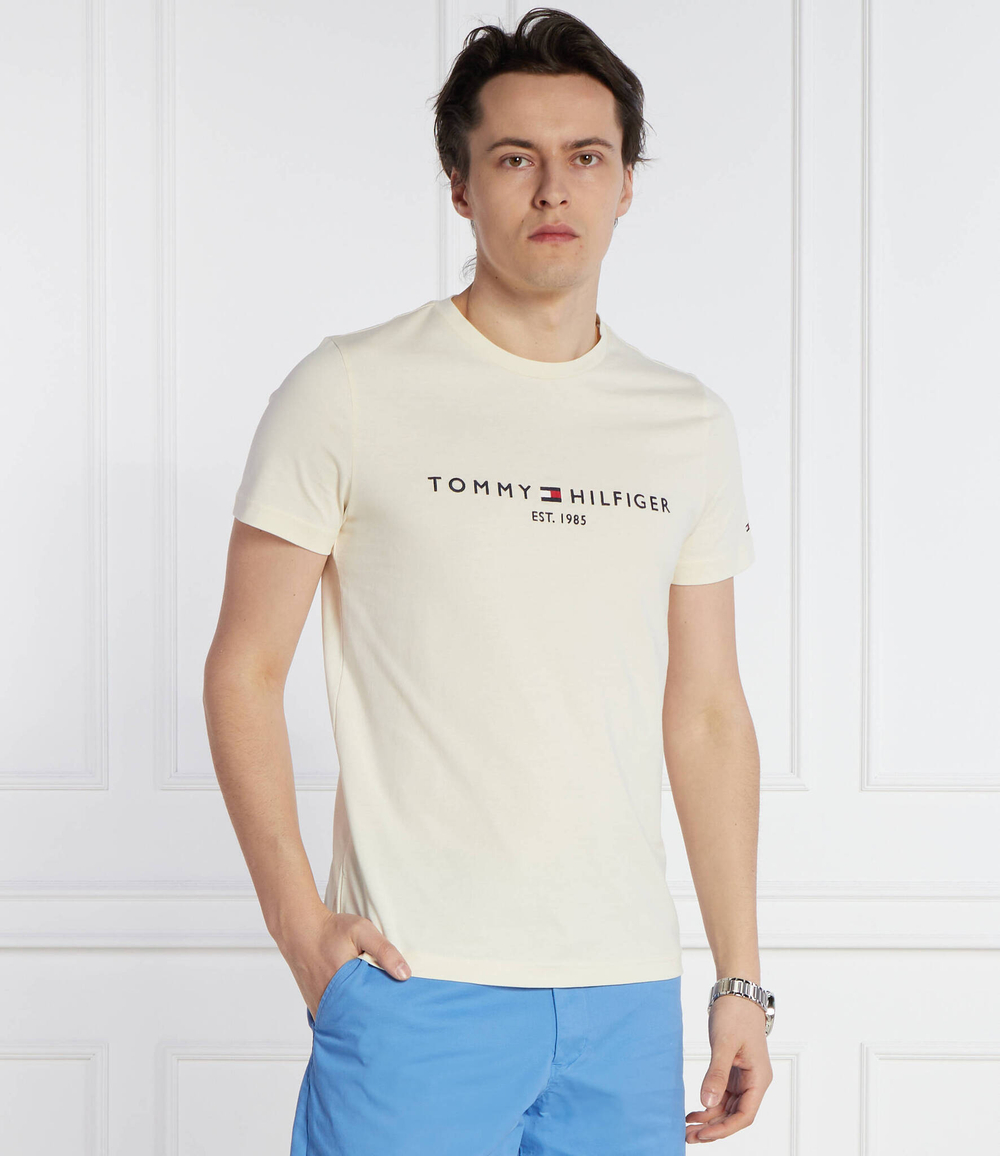 Футболка Tommy Hilfiger - кремовый(MW0MW11797)
