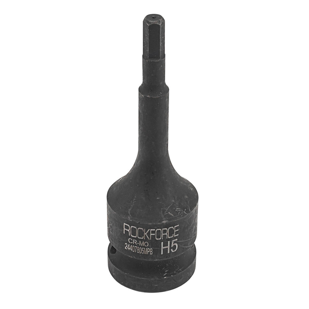 Головка-бита 6-гранная ударная 5мм,1/2'' RockForce RF-24407805MPB