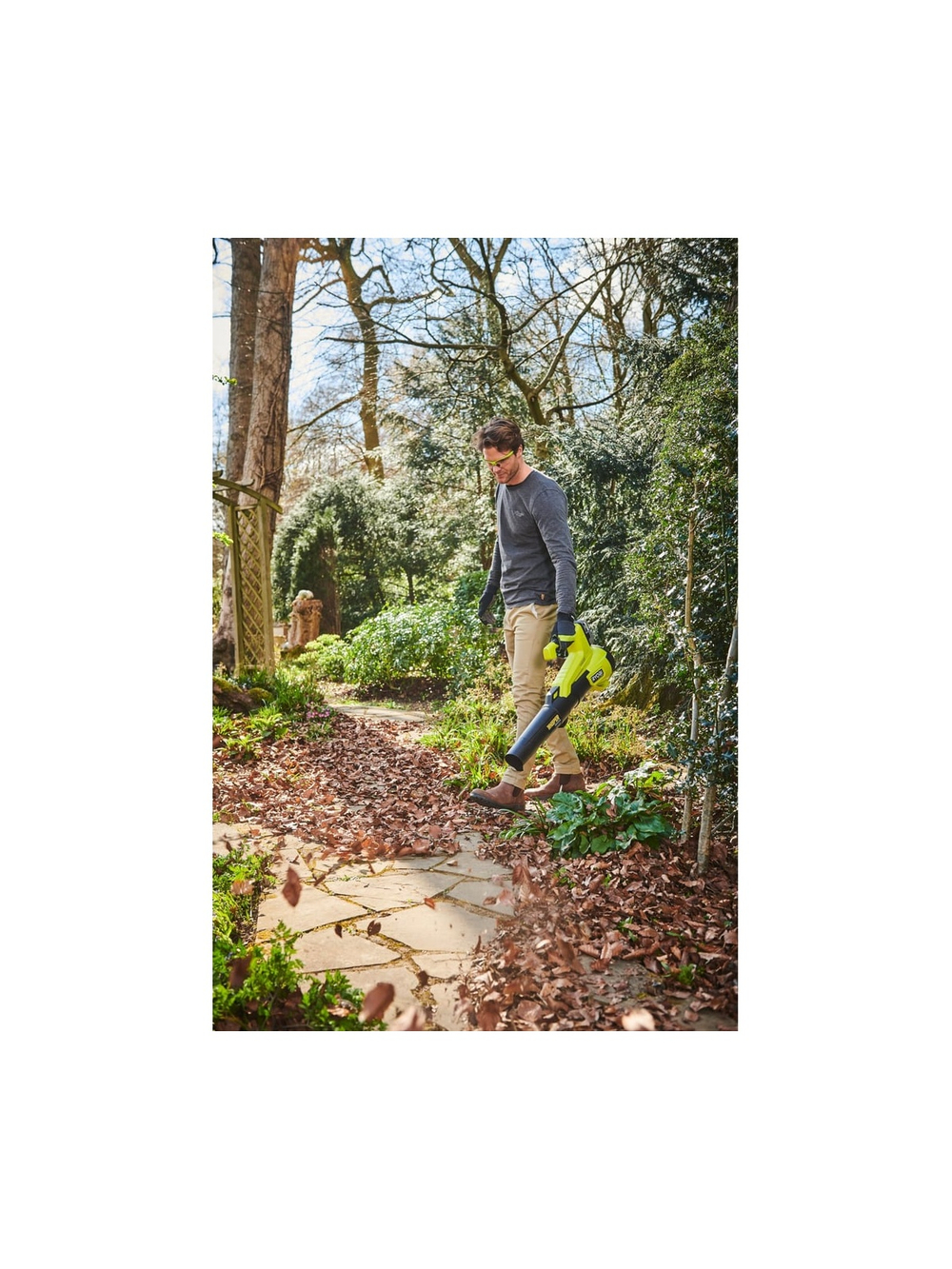 Бесщеточная воздуходувка Ryobi ONE+ 18В RY18BLXC-140 5133005357