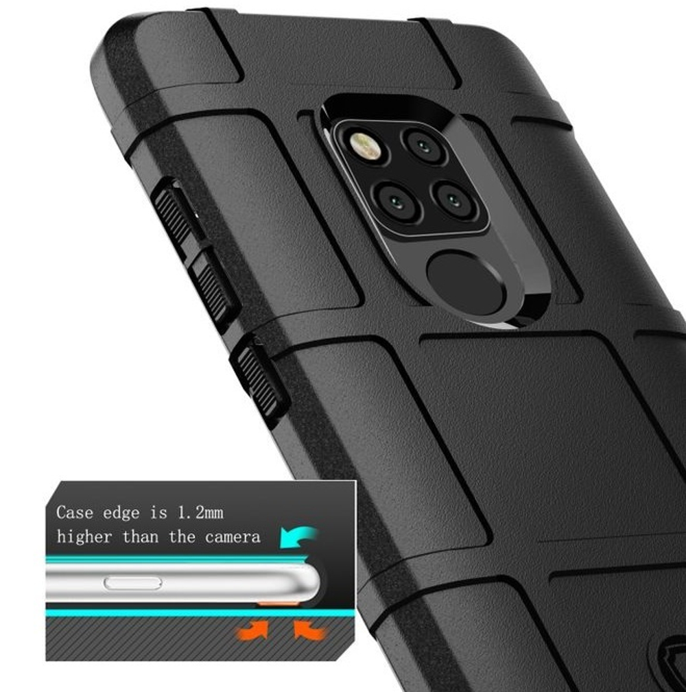 Чехол для Huawei Mate 20X цвет Black (черный), серия Armor от Caseport