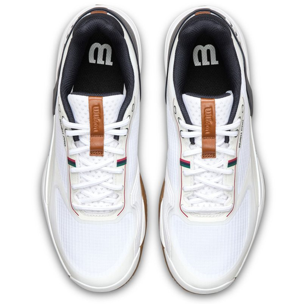 Мужские кроссовки теннисные Wilson Rush Pro 5 Clay - white/navy blazer/gum1a