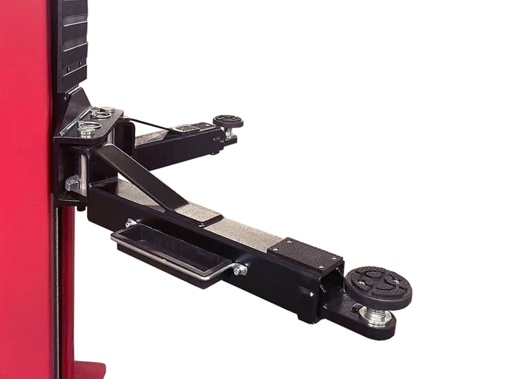 Подъемник электрогидравлический 4т 110-1900мм 2-х стоечный 220В верх.синхрон. (электр. спуск) GTE