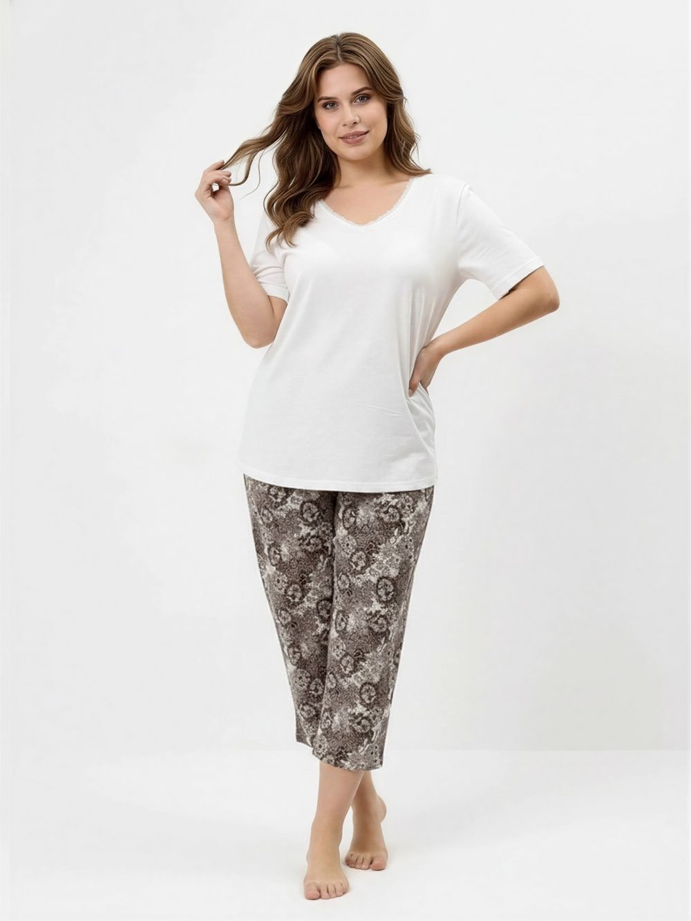 Пижама Луна-1 Виотекс МОЛОЧНЫЙ