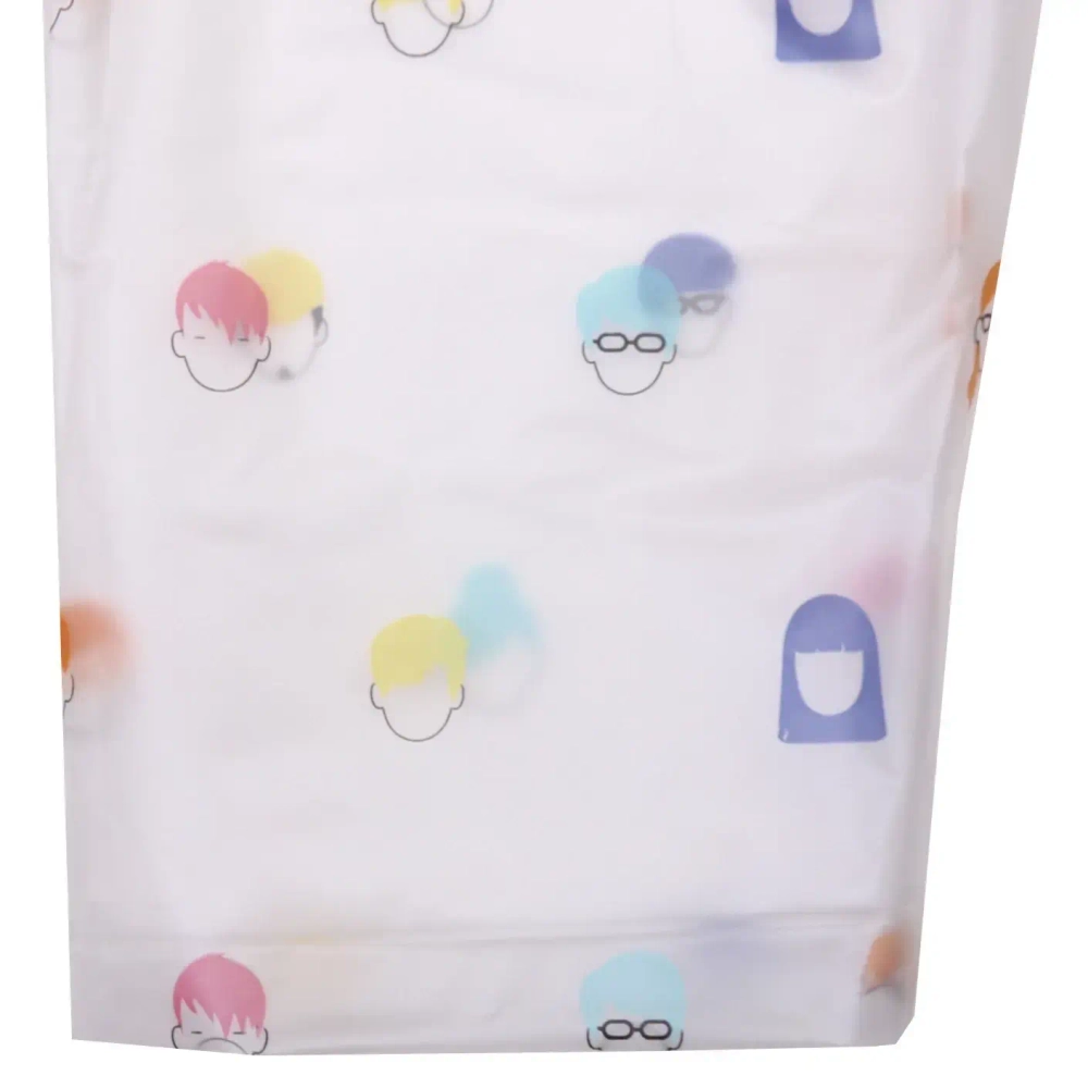 Дождевик-плащ 120 Мкрн 110*62см «Молодость» с капюшоном и завязками, на кнопках, ДоброСад