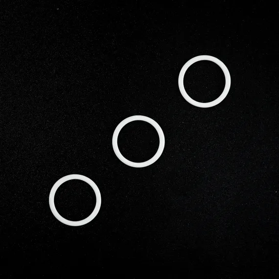 Кольцо для бретели белое 15 мм