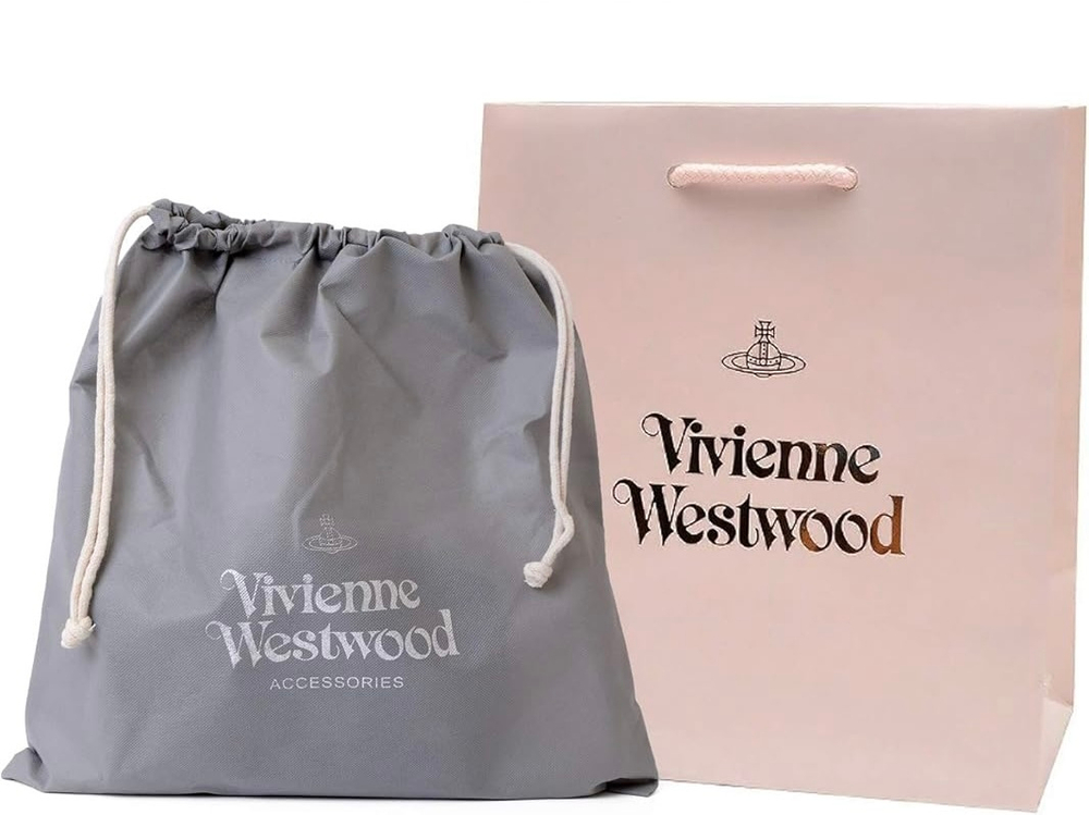 VIVIENNE WESTWOOD СУМКА КЛАТЧ СЕРЫЙ С ТИСНЕНИЕМ ЛОГОТИПА БРЕНДА