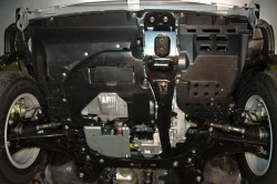 Защита картера двигателя, КПП (2 мм, сталь) для Ford Escape 2007-2012 (сборка г. Чунли, Тайвань) (V = 2.3) Sheriff.08.1533