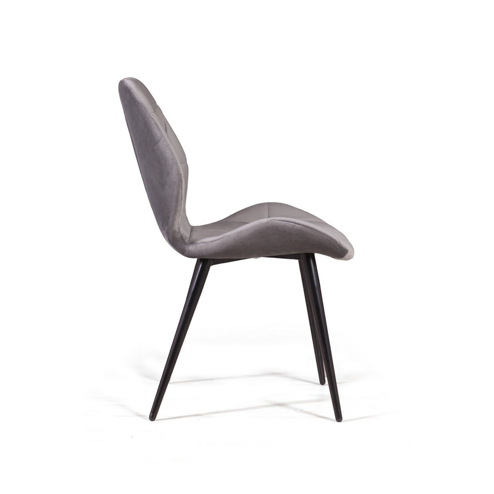 Стул Crystal, бархат светло-серый 26