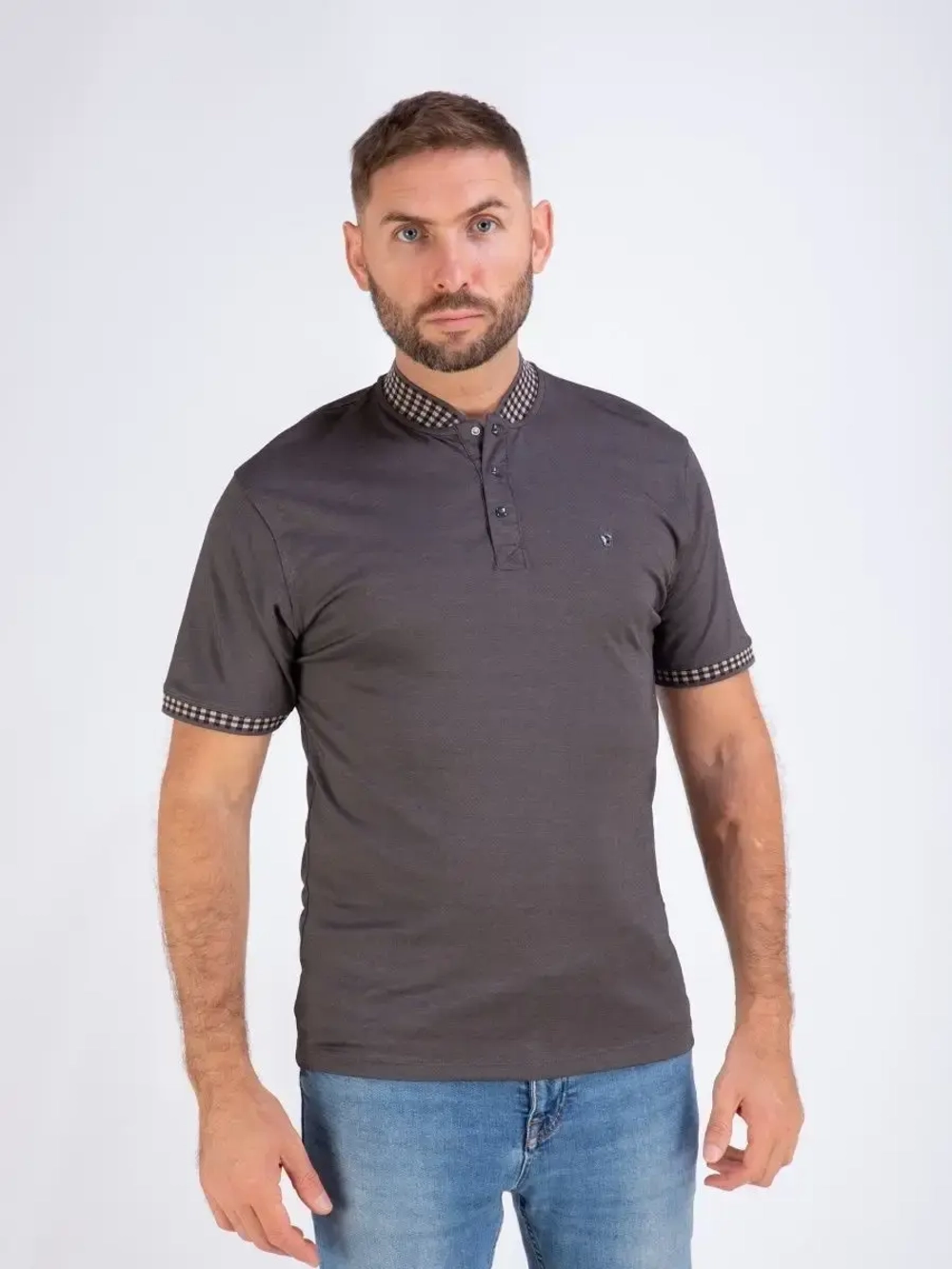 Футболка мужская однотонная базовая