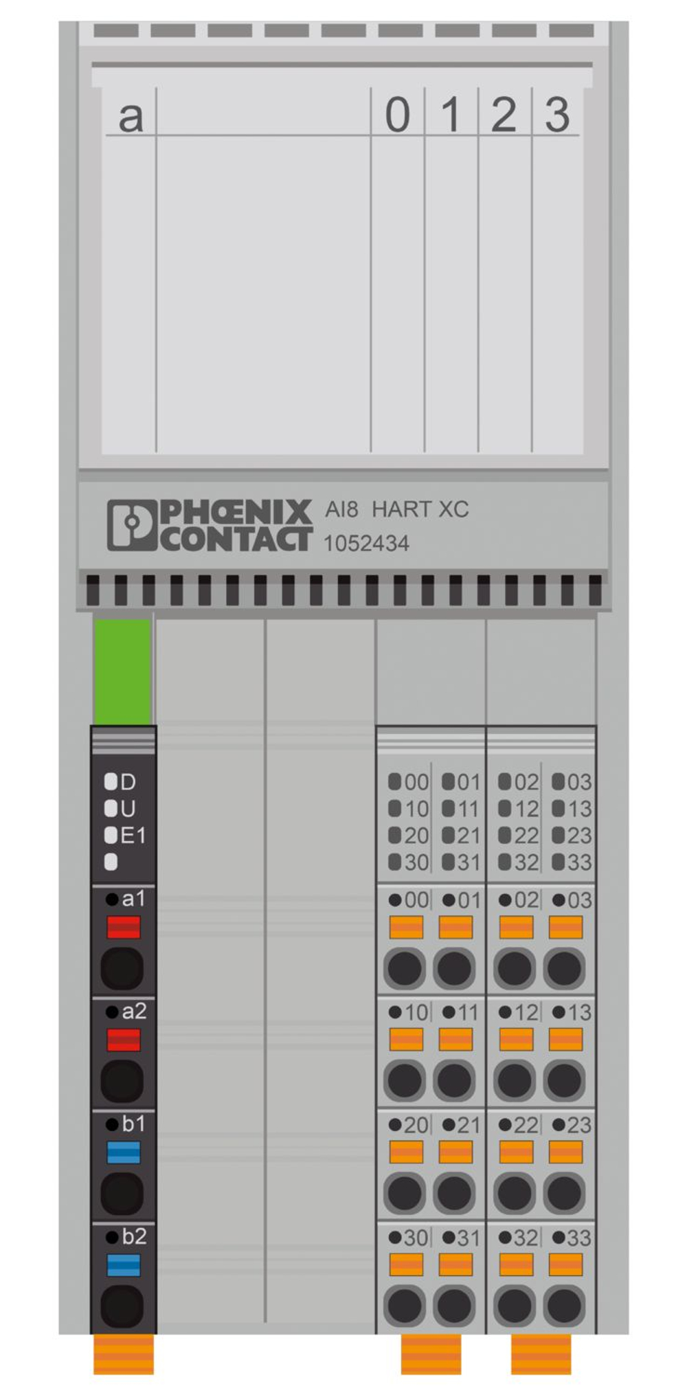 1052434 - AXL F AI8 HART XC 1F - Аналоговый модуль