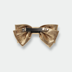 Бант из золотого жаккарда