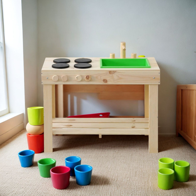 Кухня детская игровая, 72х41х72, Офелия, деревянная, для девочек и мальчиков, большая, развивающие игрушки, Dipriz