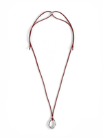 Колье "Cord Lake" Bordo Silver