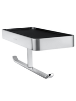 Двойной держатель для туалетной бумаги с полкой WONZON & WOGHAND LOTTE, Хром (WW-8356A)