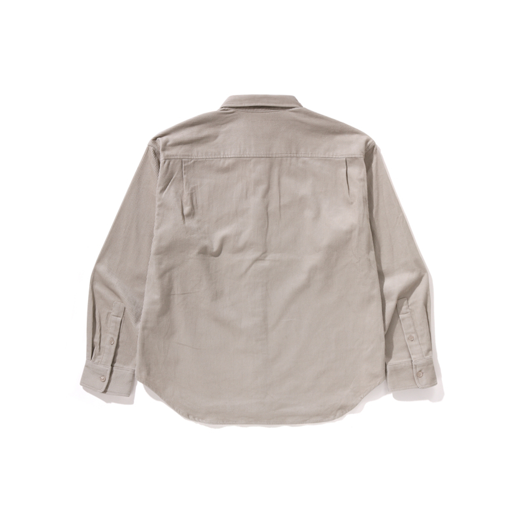 A Bathing Ape One Point Corduroy L S Shirt айвори IVX