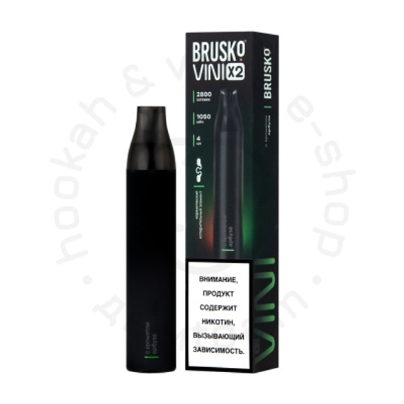 Одноразовая ЭСДН BRUSKO VINI X2 с ароматом арбуза, 20 мг/см3, 4 мл (М)
