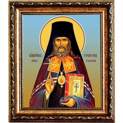 Гермоген Долганев, Тобольский, священномученик, епископ. Икона на холсте.