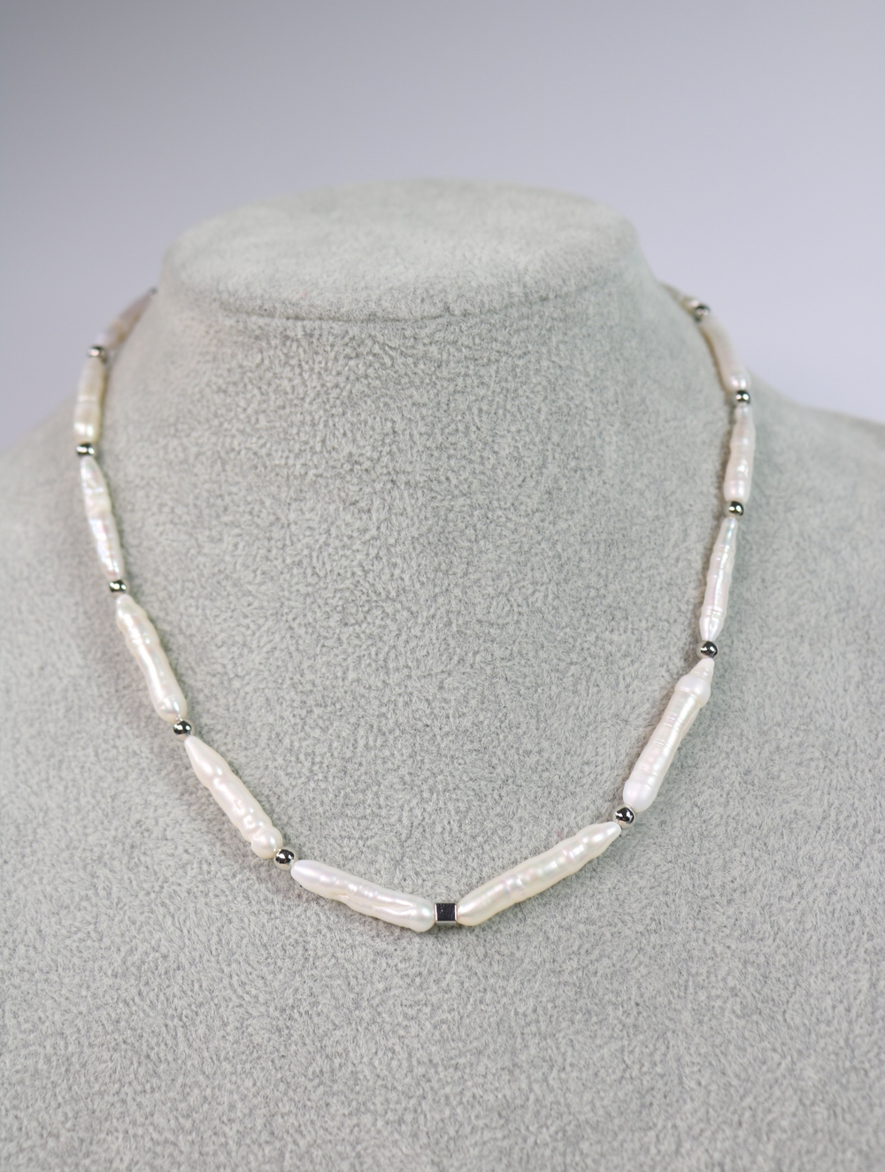 Чокер из барочного жемчуга «Жемчужный штрих»