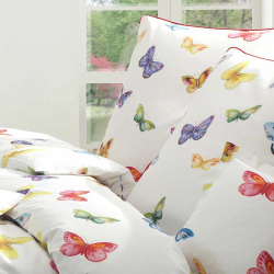 Наволочка 50x70 Elegante Butterfly белая фото