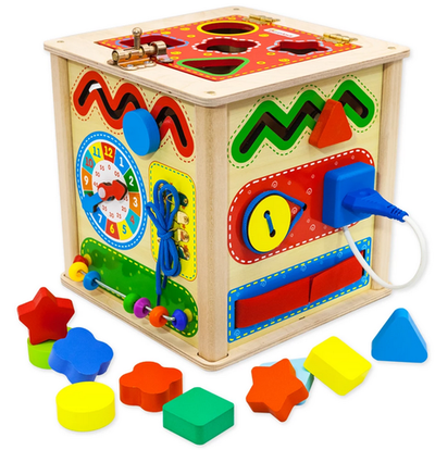 Бизиборд "Развивающий куб" (Алатойс)