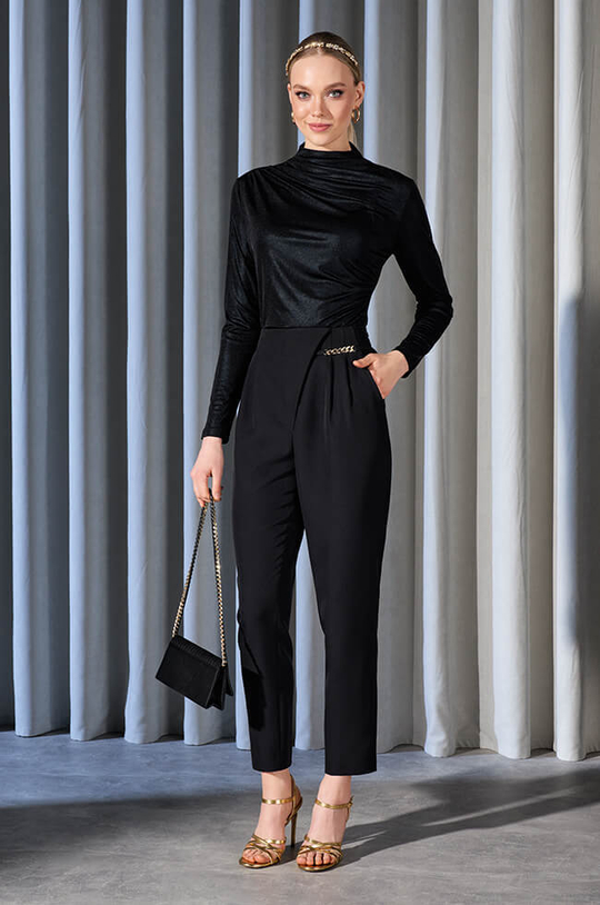 22906 Джемпер женский (черный)