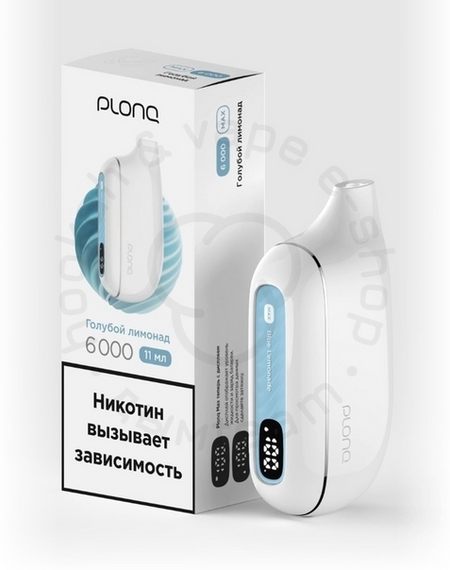 Plonq MAX 6000 ГОЛУБОЙ ЛИМОНАД