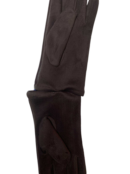 Перчатки. Мужские. Материал верха: Эко кожа. Замша. Подклад: Плюш-флис. Тянутся. Облегают руку. Сенсорные. 12 шт в упаковке.