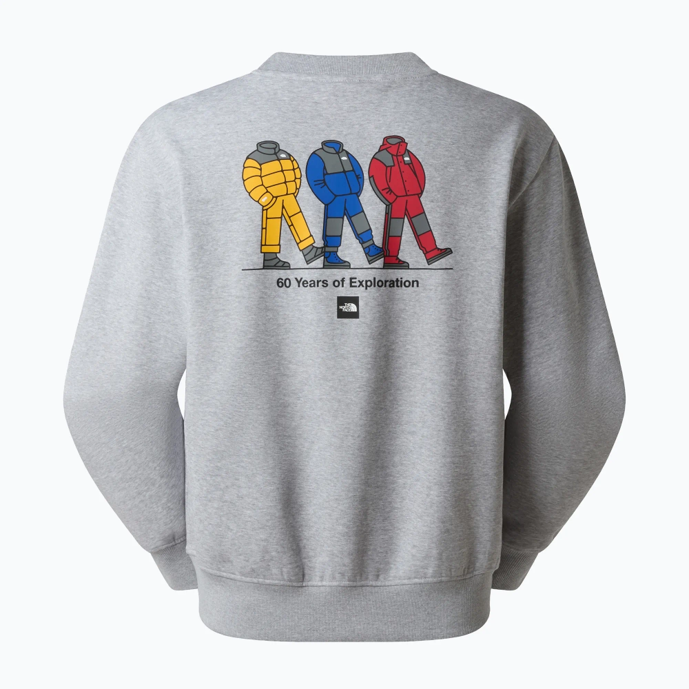 Свитшот The North Face Celebration Relaxed Crew Graphic tnf light grey heather