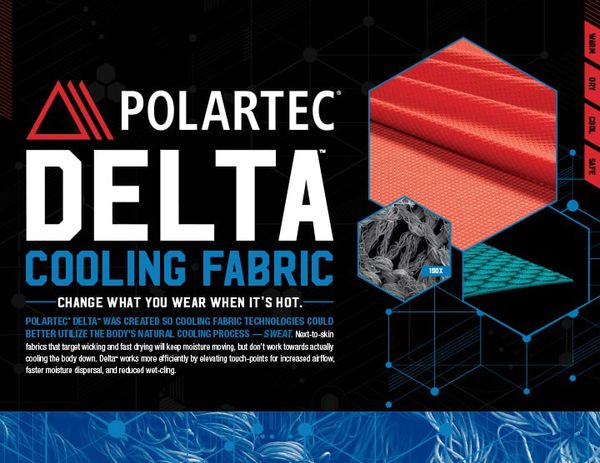 Polartec Delta: инновационное термобельё для жарких условий