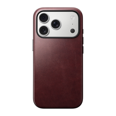 Кожаный чехол MagSafe Nomad Horween Modern Leather Case Limited Edition для iPhone 17 Pro Гибридный укреплённый чехол из натуральной кожи Horween с сенсорной накладкой для Контроллера камеры