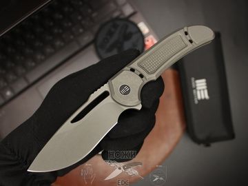 Складной нож WE Knife Minax 2007B c клинком из стали CPM-20CV, рукоять титан