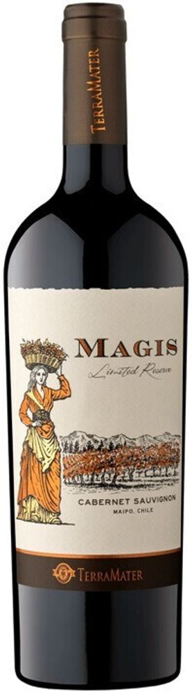 Вино TerraMater Magis Limited Reserve Cabernet Sauvignon, 0,75