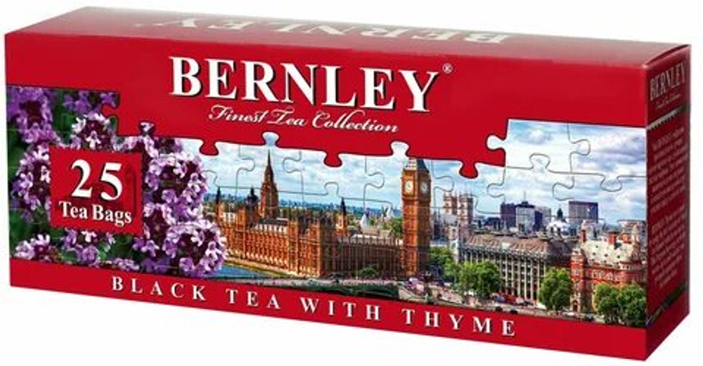 "                Акбар Бернли 25пак/15 черн. с чабрецом   ООО""Яковлевская ЧФ"" "