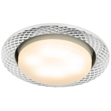 Светильник встраиваемый ЭРА KL 76 AL/SL /1 под лампу GX53 серебро