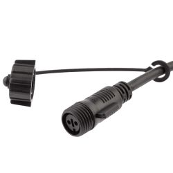 Коннектор ЭРА ERAPS-C для гирлянд Т-образный IP65 каучук черный