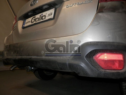 Фаркоп оцинкованный Galia S116A для Subaru Outback 2015-(паспорт и сертификат в комплекте)(без электрики)