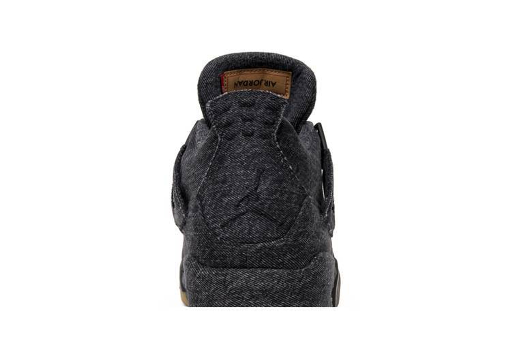 Кроссовки Levis X Jordan Air Jordan 4 Levis Black (Levis Tag)